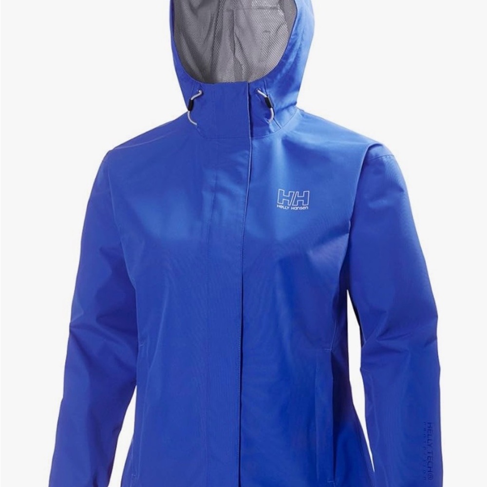 Helly Hansen Slate Blue Hooded Shell Jacket